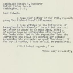 Letter: 1956 June 4