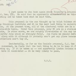 Memorandum: 1956 March 12