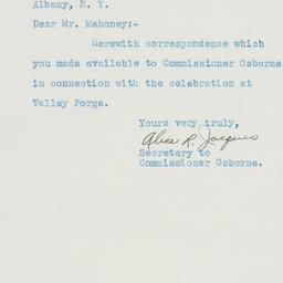 Letter: 1941 May 9