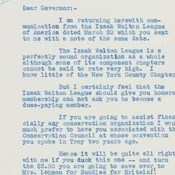 Letter: 1941 April 2