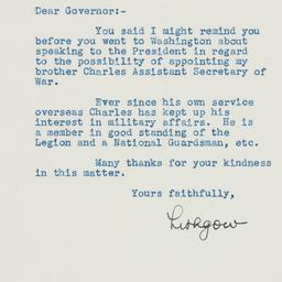 Letter: 1937 February 25