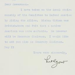 Letter: 1940 September 20
