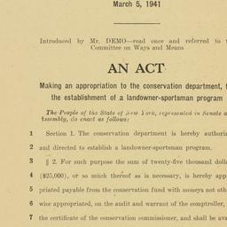 Manuscript: 1941 March 5