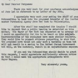 Letter: 1954 June 3