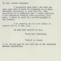 Letter: 1950 April 14