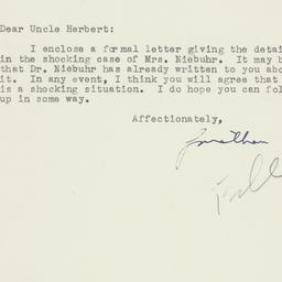 Letter: 1954 December 6