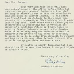 Letter: 1953 May 5