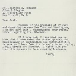 Letter: 1955 January 10