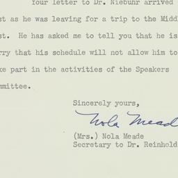 Letter: 1950 October 13