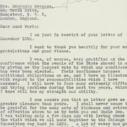 Letter: 1932 December 29
