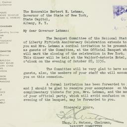 Letter: 1936 October 21