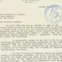 Letter: 1940 October 4