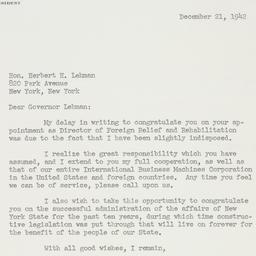 Letter: 1942 December 21