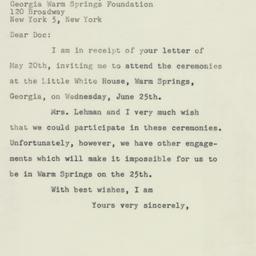 Letter: 1947 May 22