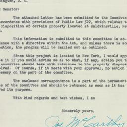 Letter: 1953 March 5