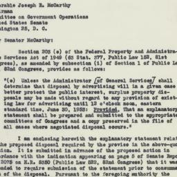 Letter: 1953 February 27