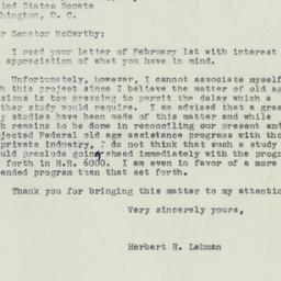 Letter: 1950 February 6