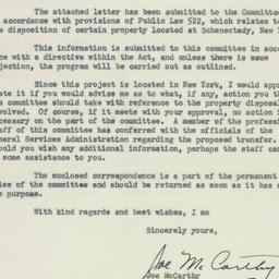 Letter: 1954 September 16