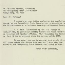 Letter: 1954 February 4