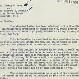 Letter: 1954 January 20