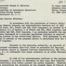 Letter: 1954 January 15