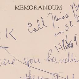 Memorandum: n.d.