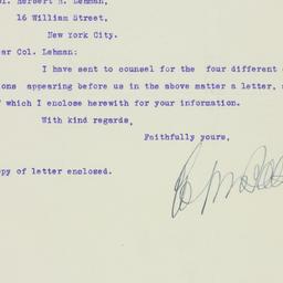 Letter: 1926 May 21