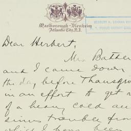 Letter: 1933 December 11