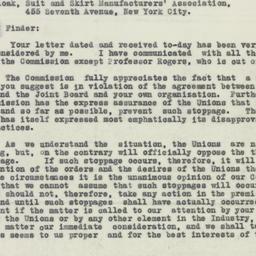 Letter: 1925 August 19