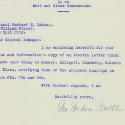 Letter: 1926 February 9