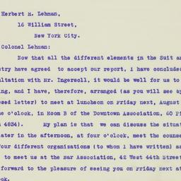 Letter: 1925 August 11