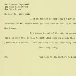 Letter: 1925 December 16