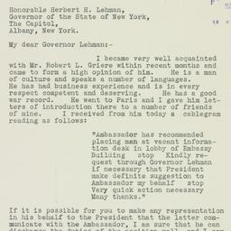 Letter: 1936 November 16