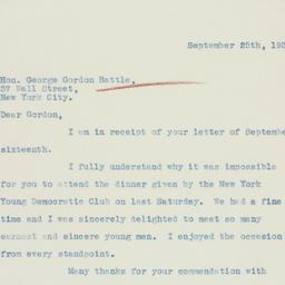 Letter: 1936 September 25