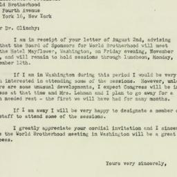 Letter: 1951 August 4