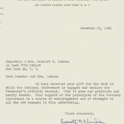 Letter: 1951 December 28