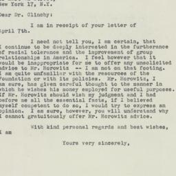 Letter: 1948 April 11