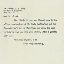 Letter: 1958 April 15