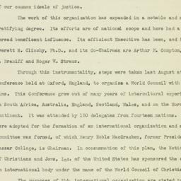 Letter: 1946 October 31