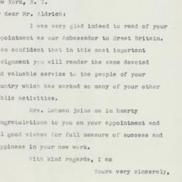 Letter: 1952 December 2