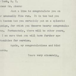 Letter: 1954 November 4