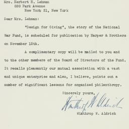 Letter: 1947 November 10