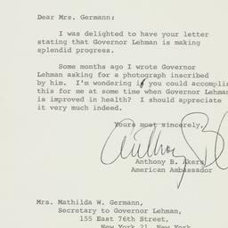 Letter: 1963 April 1