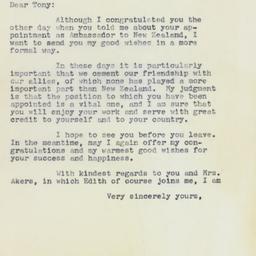 Letter: 1961 April 20