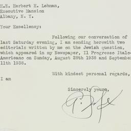 Letter: 1938 September 27