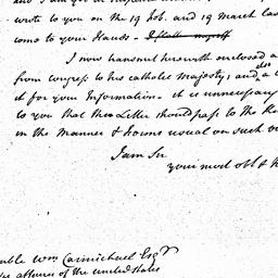 [Document, 1785 August 17]