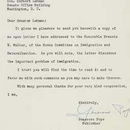 Letter: 1950 February 2