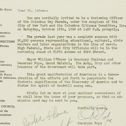 Letter: 1946 September 27