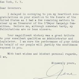 Letter: 1949 November 15