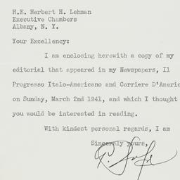 Letter: 1941 March 4